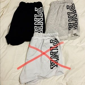 2 Pairs PINK Everyday Lounge Boyfriend Shorts